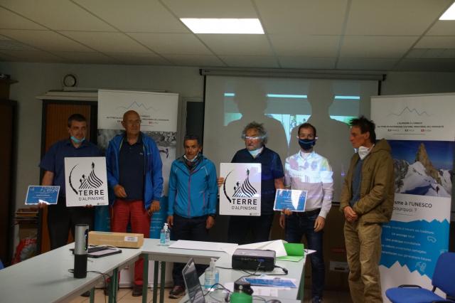 La FFCAM et le Comité Alpinisme UNESCO France décernent au Territoire de Bessans Bonneval-sur-Arc le label « Terre d’Alpinisme » le 29 juin 2021